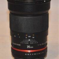 Samyang 35mm f1.4 AS UMC lens