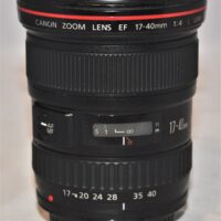 Canon 17-40mm EF USM f4 L lens. Excellent condition.