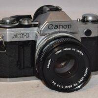 Canon AT-1 + 50mm f1.8  S.C lens